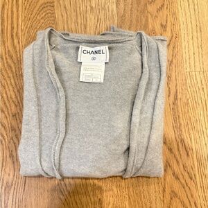 Chanel Light Gray Women's Cardigan